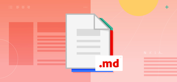 illustration of a readme.md file